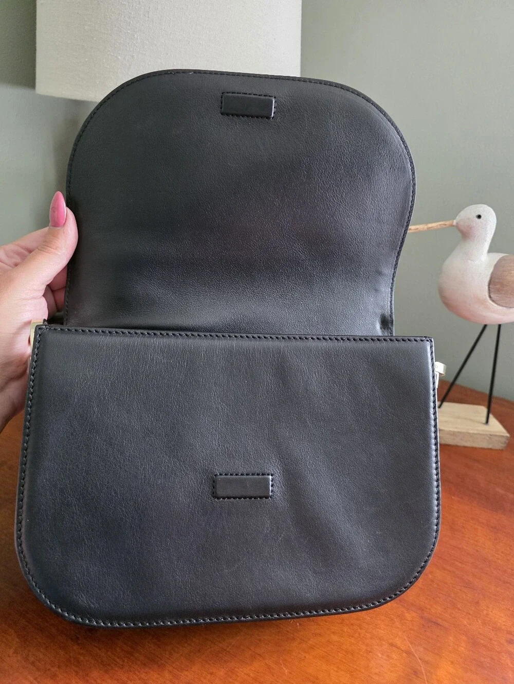 Kate Spade Ridley Street Skye Market Sample Black Leather Crossbody Bag